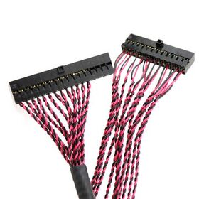 Custom 34-Pin IDC Cable Assembly with 2.54mm AMP Connector