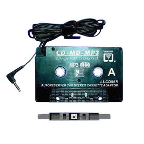 Adaptateur voiture 12v auto cassette cd/mp3/md lecteur cd ipd
