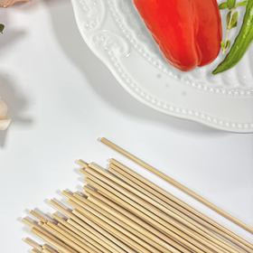 Direct Supplier High Strength 350mm Bamboo Skewers Round Bamboo Sticks for Outdoor BBQ
