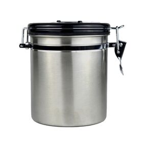 Coffee Container Large Airtight Stainless Steel Coffee Tea Sortage