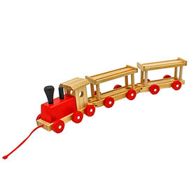 Train électrique Train en bois, chemin de fer Locomotive électrique pour enfants  Train en bois Train