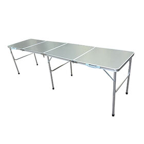 White Beer Pong Table by BPONG®- White, 8-FT, Aluminum