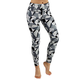 Lady Seamless Capri Leggings w/ High Wast Pants Tummy Control Workout  Running 4 Way Stretch Yoga Leggings - (White)