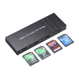 USB C Lecteur de Carte SD4.0 Adaptateur de Carte SD Micro SD en Aluminium  5Gbps