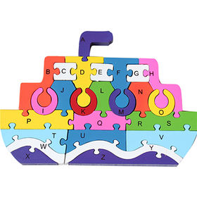 Wooden letters puzzle :: lutini.eu::Shop-warehouse,wholesale