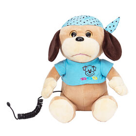 Jouet de chien de peluche, approprié aux décorations, conceptions adaptées aux