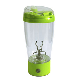 Premium Electric Protein Shaker Bottle, Made with plastic Vortex Portable  Mixer Cup£¨battery no incl - ASM078 - IdeaStage Promotional Products