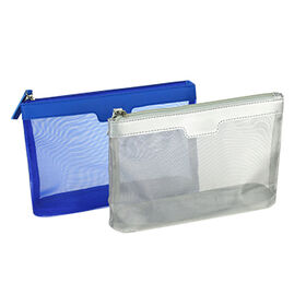 3 Pieces Mesh Cosmetic Bag Mesh Makeup Bags  