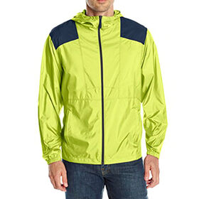 Jaket olahraga pria custom tahan angin dan air, ringan dan cocok