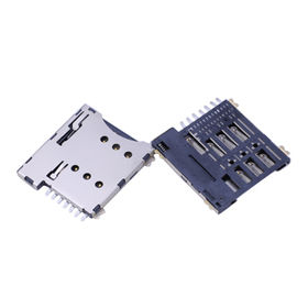 104239-1430 Molex, Molex 6 (Nano SD), 8 (microSD) Way Push/Pull MicroSD, Nano  SIM Memory Card Connector With Solder Termination, 121-3816