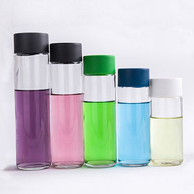 Tall Slim 800ml Clear Voss Glass Drinking Water Bottle for