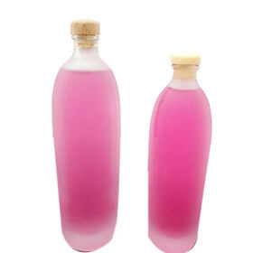 330ml 500ml glass bottle with cork for fruit wine