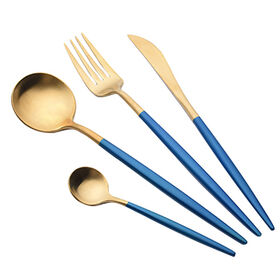 Novo design e alta qualidade 4 peças de aço inoxidável talheres louça conjunto de jantar