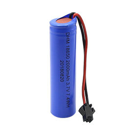 Batería de litio 3.7V 2Ah 2000mAh 1S1P para IoT, impresora de código de barras portátil, impresora digital