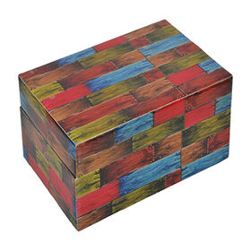 Wood Triangular Pen Box