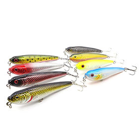 Factory Direct High Quality China Wholesale Eco-friendly Bionic Plastic  Fishing Lures 140mm Artificial Minnows Fishing Bait Stosh With Hooks $0.4  from Elangel International Industrial Limited