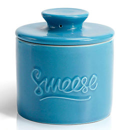 Butter Bell: French Butter Crock - Royal Blue