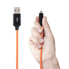 Kabel USB A ke Tipe C Touch-Shining untuk Pengisian Daya dan Sinkronisasi Data untuk Smartphone