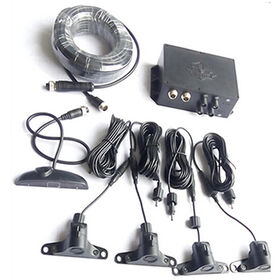 Manufacturer supply led display rear front side parking sensor for truck with 4-sensor buzzer alarm