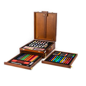 Buy Wholesale China Gsf Vintage 94 Pcs Wooden Box Painting Art Set With  Easel ,drawing Art Set For Students & Wooden Box Painting Art Set at USD  7.5