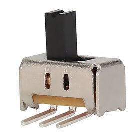 SS-12D13 Vertikaler Schiebeschalter mit 10.000 Zyklen Lebensdauer/Nennleistung 0.3A/50V DC. Geeignet für B2B-Anwendungen.