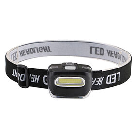 Lampu Kepala LED COB 3 Mode Flash, Didukung 3 Baterai AAA dengan Fungsi Tahan Hujan