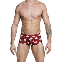 long tight swim shorts