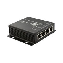 Pow Extender Industrial 1-Port 802.3at PoE+ to 4-Port 802.3af/at Gigabit PoE ...