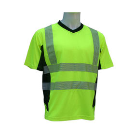 WSBB Mens Safety Green T-Shirt, 2XL
