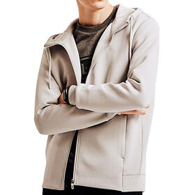 Hoodie Klasik Pakaian Olahraga Luar Ruangan dengan Jaket Softshell Resleting untuk B2B