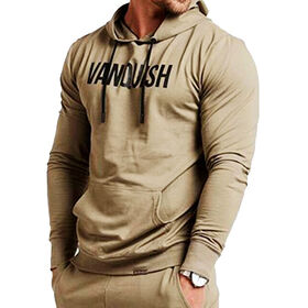 Men's Sports Tops Workout Hoodie Sweatshirt Gym Tops Pullover