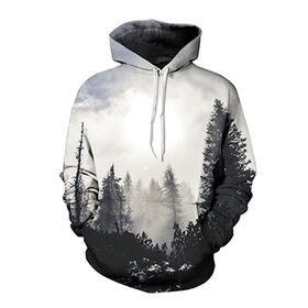 Fashion and Leisure Men's pullover hoodies and skin-friendly, wind proof with fleece,high print