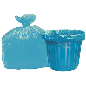Bolsas de basura de HDPE/LDPE de alta calidad con sello de estrella en rollo para cocinas, hoteles, baños y uso doméstico