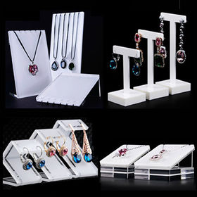 Wholesale Customized Rectangle Acrylic Jewelry Display Stands