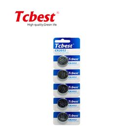 Pile au lithium 3V CR2032 non rechargeable Tcbest - Pile bouton de haute qualité pour applications industrielles et électroniques