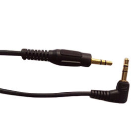 Câble audio pour casque avec coude à angle droit, bonne performance de conduction, stabilité du signal