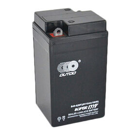OUTDO 6V10Ah Sealed Maintenance Free Motorcycle Lead Acid Battery B49-6(MF)