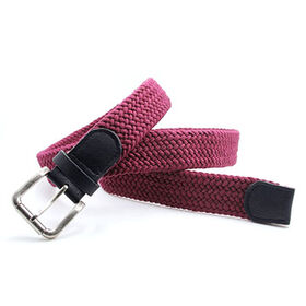 Plus size belt elastic wide red