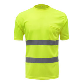 Herren Warnschutz T-Shirt, Sicherheitsarbeitskleidung