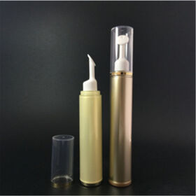 ABS Airless Massage Eye Cream Tube With Silicone Applicator Brush Private Label Skincare Foundation Cosmetic Packaging Tube Model