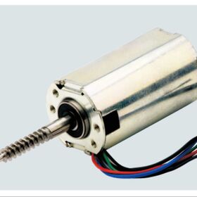 Motor CC con escobillas de carbón plano personalizado de 24 V, DE: 45 mm * 40 mm (H) * 86,5 mm (L) para actuador lineal utilizado en muebles eléctricos
