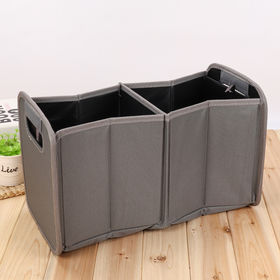 New kind solid color folding storage box car trunk storage boxes
