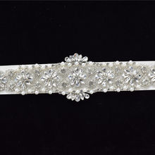 China Women S Crystal Thin Wedding Belt Bridal Sash Belt From