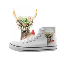 canvas shoes printed