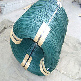 PVC coated iron wire with different colors, inside wire can be black annealed or galvanized wire