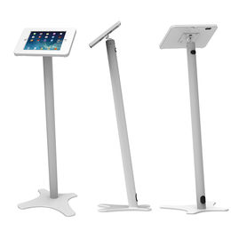 Peerless Av Kiosk Floor Stand For Ipad Tablets White Pts510i W