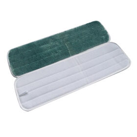 OEM Microfiber mop pad,mop refill,super water absorbent,dry/wet use,with foam inside,48.5x14.5cm,550gsm,ultra soft,lint-free,safe
