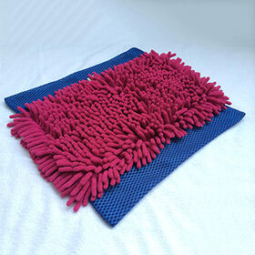 Microfiber chenille mop for dry/wet mops,100% microfiber with long pile2.5cm long,excellent absorbency,soft, streak free,lint free
