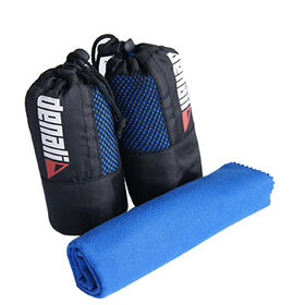 Toalha de camping de microfibra com preço de fábrica, toalha esportiva, 100% microfibra, muito macia, secagem rápida, fácil de transportar, toalha de camurça, 40x80cm