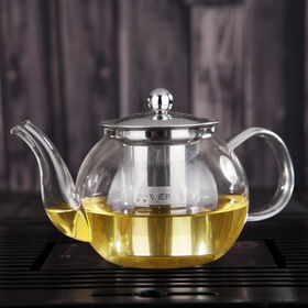 Buy Wholesale Hong Kong SAR 500ml Wholesale Borosilicate Glass Teapot, Stove  Top Safe & Borosilicate Glass Teapot at USD 2